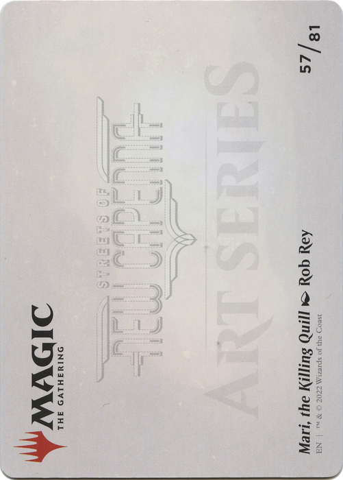 Mari, the Killing Quill // Mari, the Killing Quill (ASNC-057) - common (Borderless) - Foil