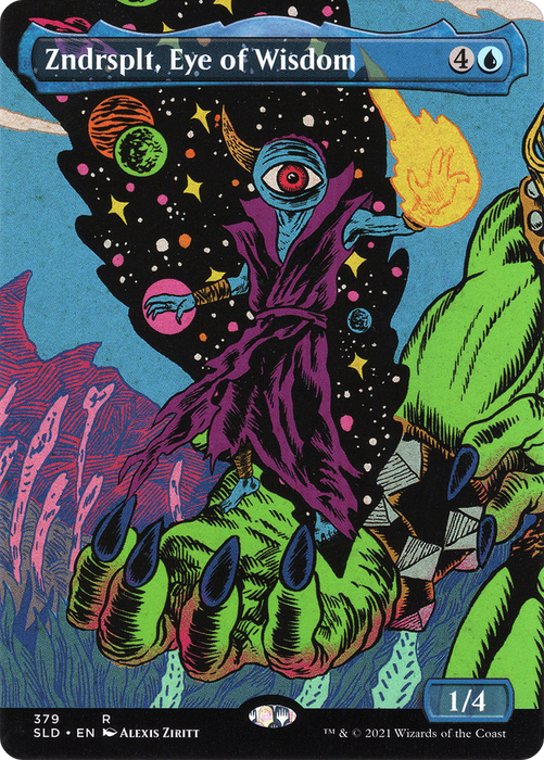 Zndrsplt, Eye of Wisdom // Zndrsplt, Eye of Wisdom (SLD-379★) - rare (Borderless)