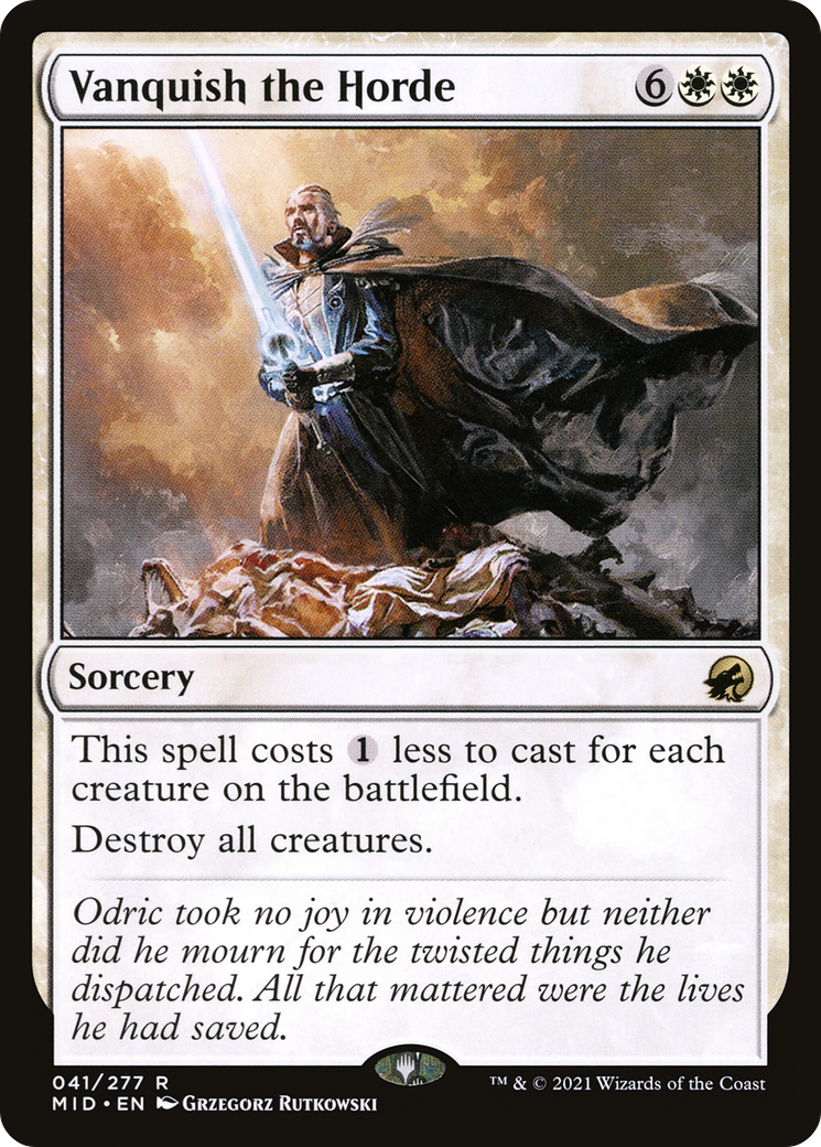 Vanquish the Horde (MID-041) - rare - Foil