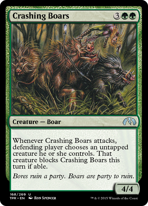 Crashing Boars (TPR-168) - uncommon - Foil