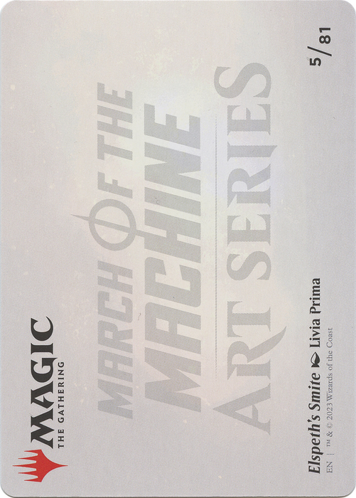 Elspeth's Smite // Elspeth's Smite (AMOM-005) - common (Borderless) - Foil