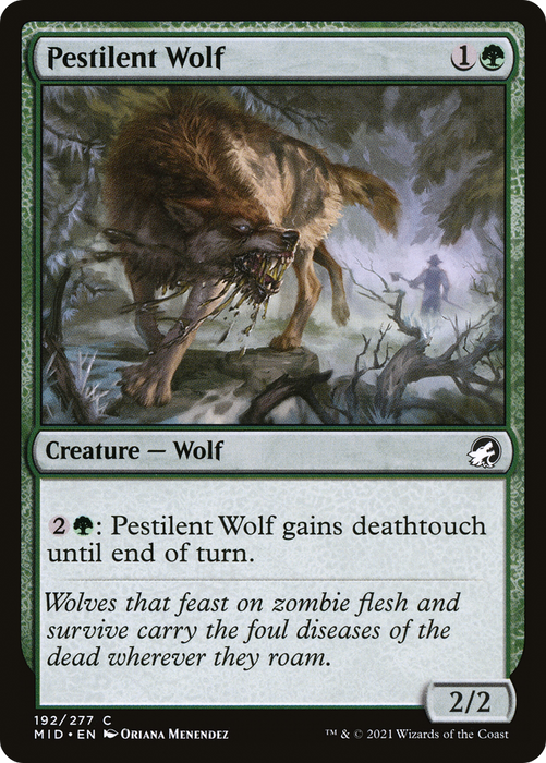 Pestilent Wolf (MID-192) - common