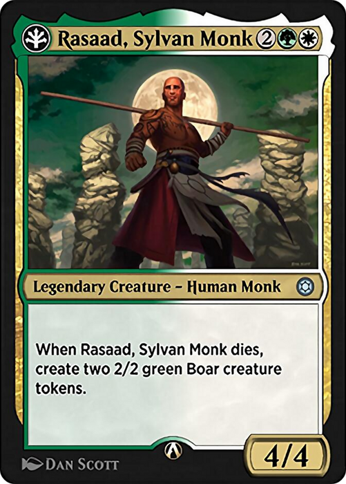 Rasaad, Sylvan Monk (HBG-04G) - uncommon