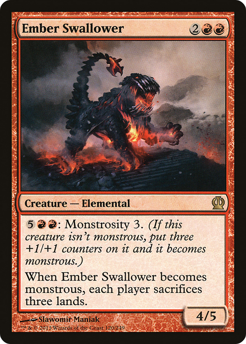 Ember Swallower (THS-120) - rare - Foil