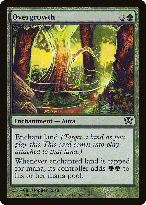 Overgrowth (9ED-262★) - common - Foil