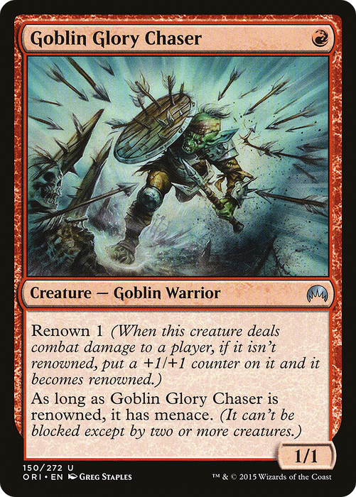 Goblin Glory Chaser (ORI-150) - uncommon - Foil