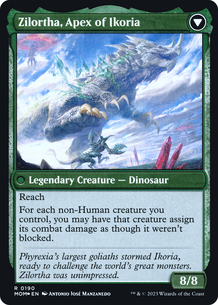 Invasion of Ikoria // Zilortha, Apex of Ikoria (PRE-190S) - rare - Foil