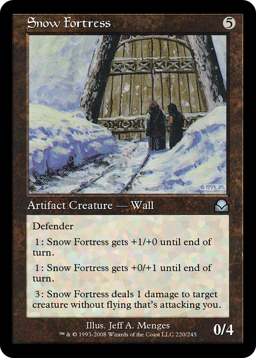 Snow Fortress (ME2-220) - uncommon - Foil
