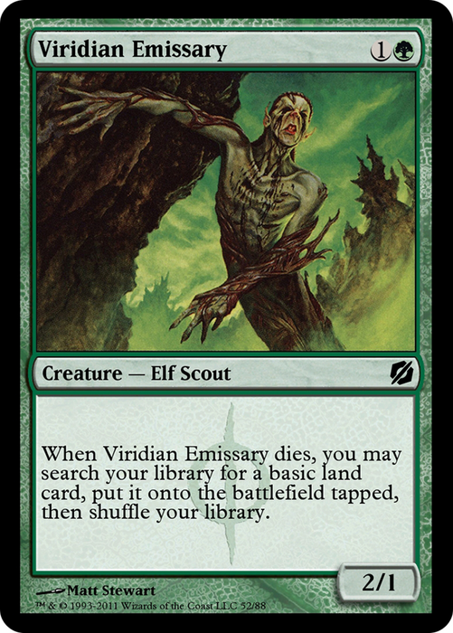 Viridian Emissary (TD2-052) - common