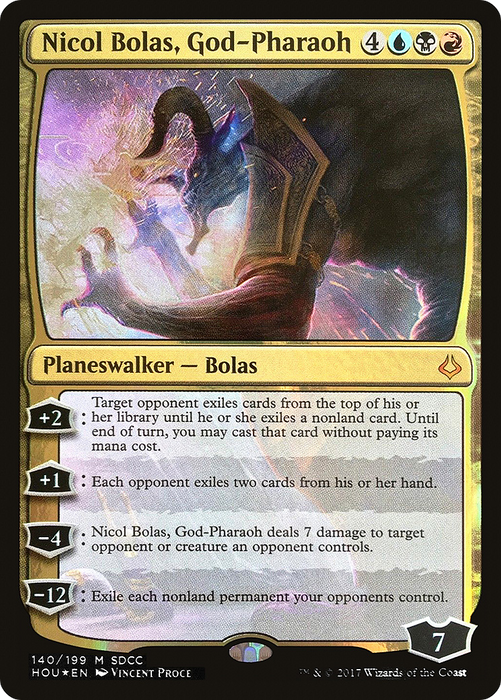 Nicol Bolas, God-Pharaoh (MEDIA-140) - mythic - Foil