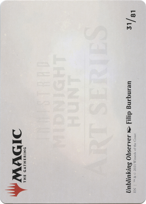 Unblinking Observer // Unblinking Observer (AMID-031) - common (Borderless) - Foil