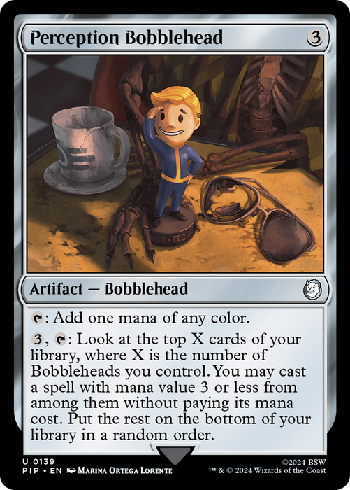 Perception Bobblehead (PIP-139) - uncommon