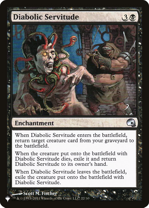Diabolic Servitude (LIST-PD3-22) - uncommon