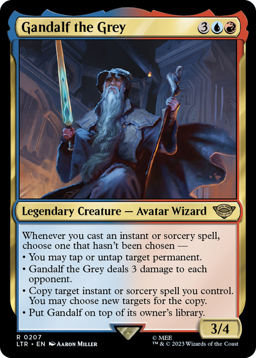 Gandalf the Grey (LTR-207) - rare - Foil