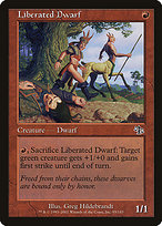 Liberated Dwarf (JUD-095) - common - Foil