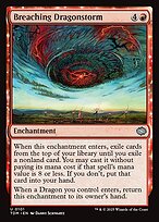 Breaching Dragonstorm (TDM-101) - uncommon: (enchantment) - Foil