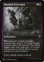 Ghoulish Procession (DBL-102) - uncommon - Foil