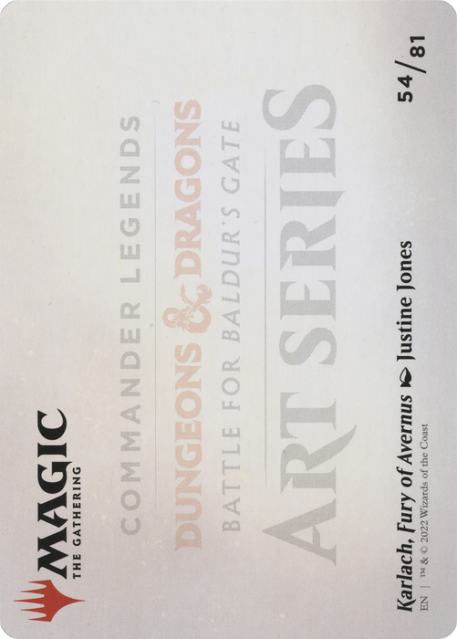 Karlach, Fury of Avernus // Karlach, Fury of Avernus (ACLB-054) - common (Borderless) - Foil