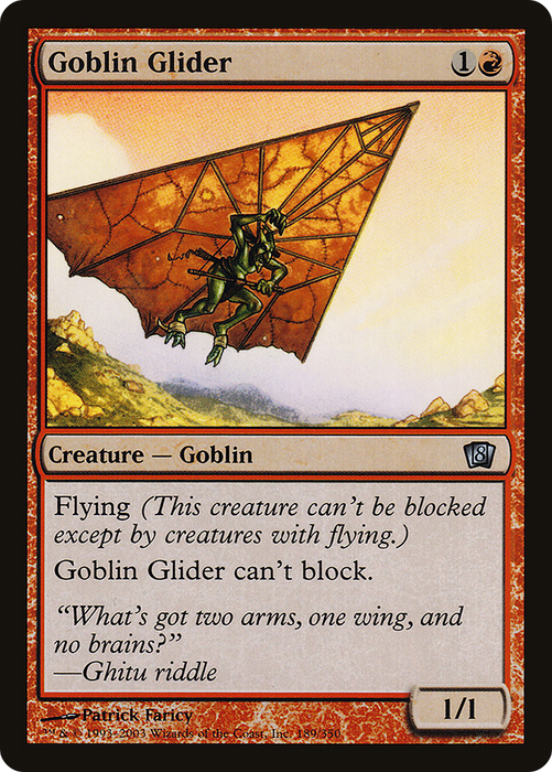 Goblin Glider (8ED-189★) - uncommon - Foil