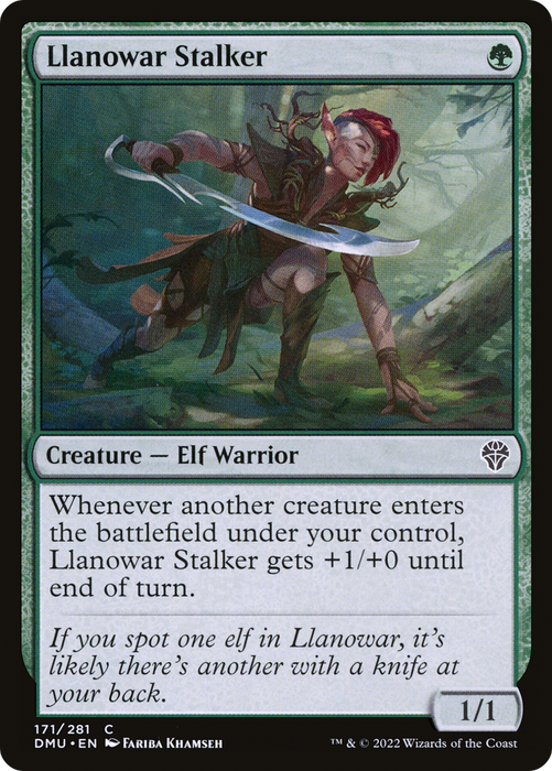 Llanowar Stalker (DMU-171) - common