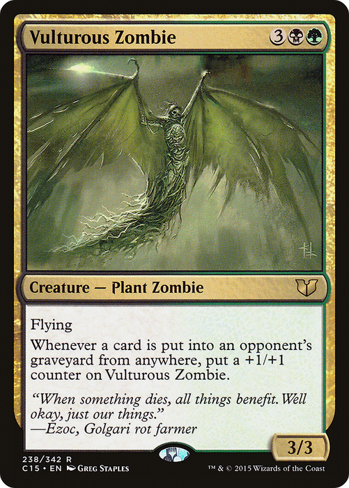 Vulturous Zombie (C15-238) - rare