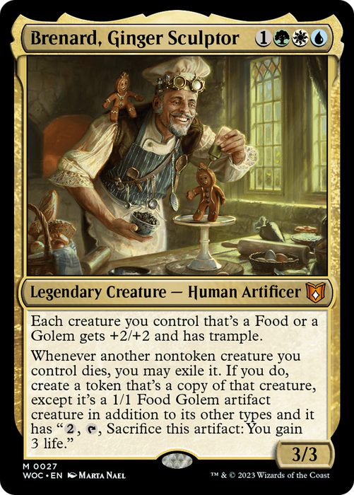 Brenard, Ginger Sculptor (WOC-027) - mythic - Foil