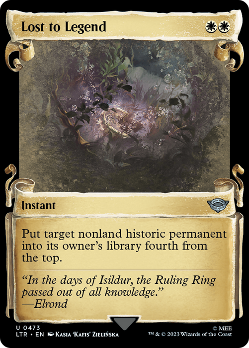 Lost to Legend (LTR-473) - uncommon: (Showcase) - Foil