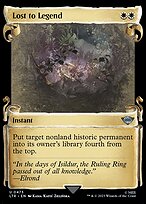 Lost to Legend (LTR-473) - uncommon: (Showcase) - Foil