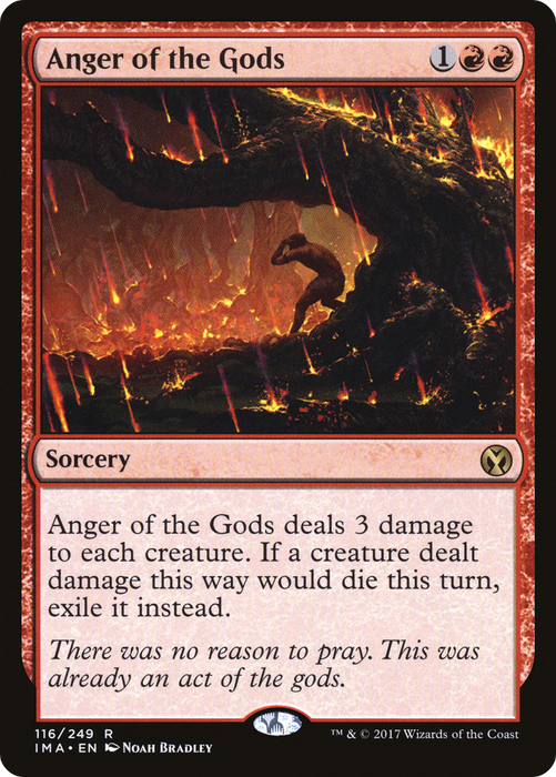 Anger of the Gods (IMA-116) - rare - Foil