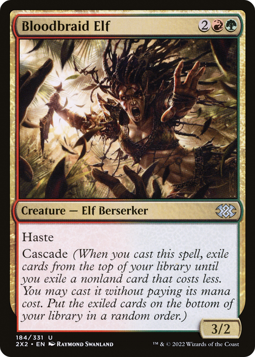 Bloodbraid Elf (2X2-184) - uncommon - Foil