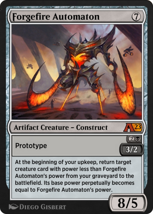 Forgefire Automaton (YBRO-026) - mythic