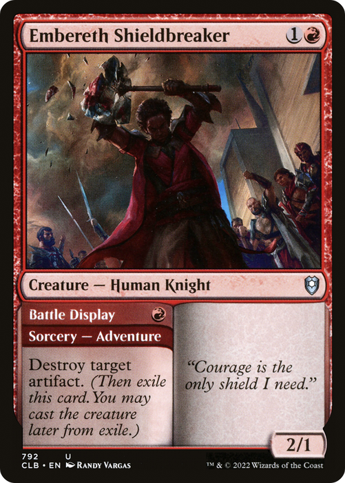 Embereth Shieldbreaker // Battle Display (CLB-792) - uncommon