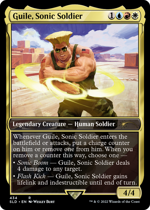 Immard, the Stormcleaver (SLD-434) - rare / Guile, Sonic Soldier