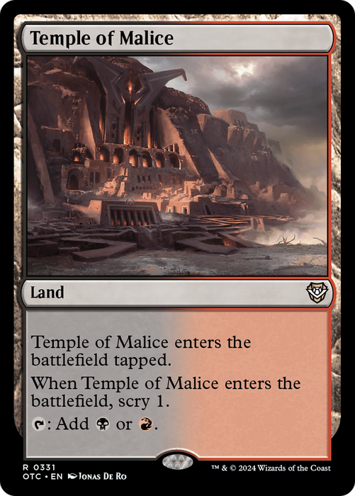 Temple of Malice (OTC-331) - rare