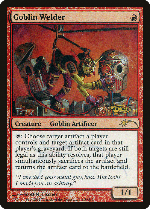 Goblin Welder (JDG-008) - rare - Foil