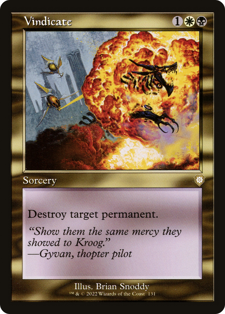 Vindicate (BRC-131) - rare