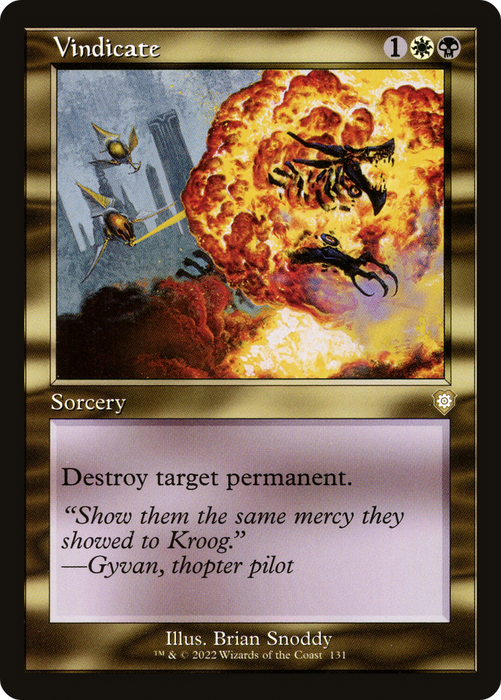 Vindicate (BRC-131) - rare