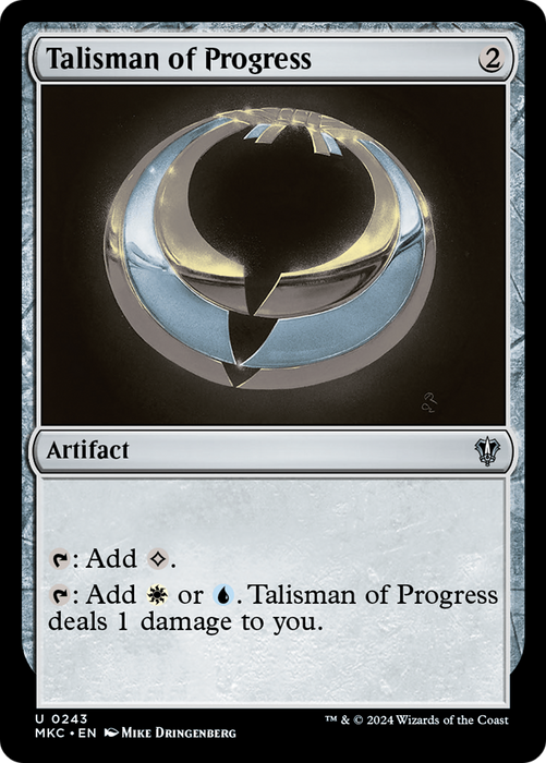 Talisman of Progress (MKC-243) - uncommon