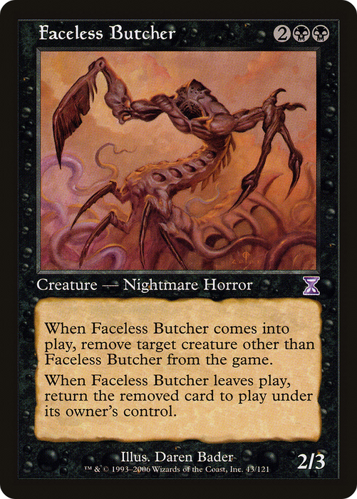 Faceless Butcher (TSB-043) - special