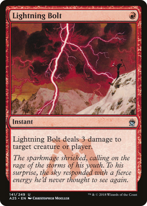 Lightning Bolt (A25-141) - uncommon