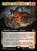 The Beast, Deathless Prince (WHO-403) - rare: (Extended Art) - Foil