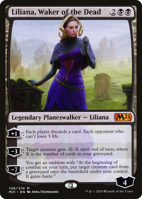 Liliana, Waker of the Dead (M21-108) - mythic