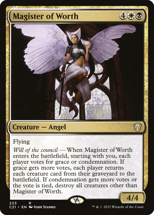 Magister of Worth (C21-223) - rare