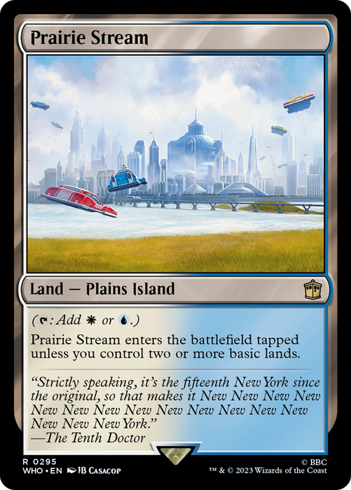 Prairie Stream (WHO-295) - rare - Foil