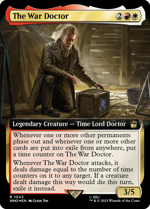 The War Doctor (WHO-1043) - rare: (Extended Art) - Foil
