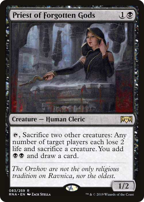 Priest of Forgotten Gods (RNA-083) - rare - Foil