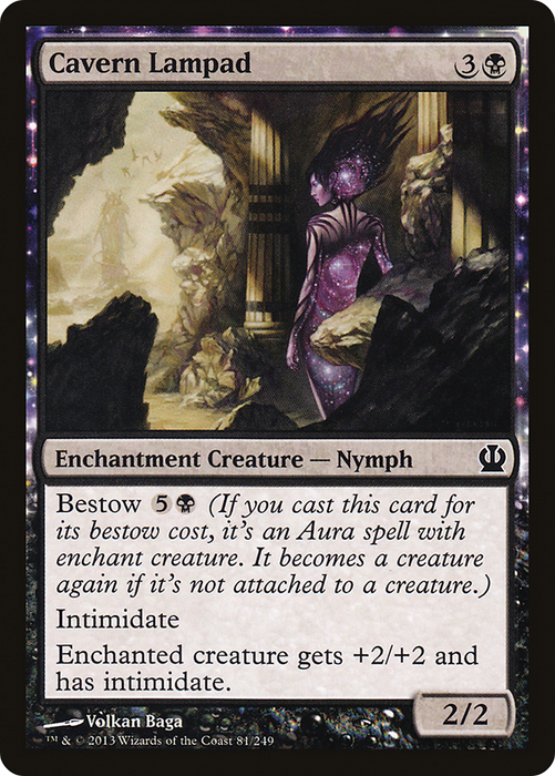 Cavern Lampad (THS-081) - common: (enchantment) - Foil