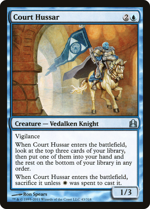 Court Hussar (CMD-043) - uncommon