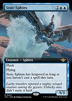 Stoic Sphinx (OTJ-322) - rare: (Extended Art)