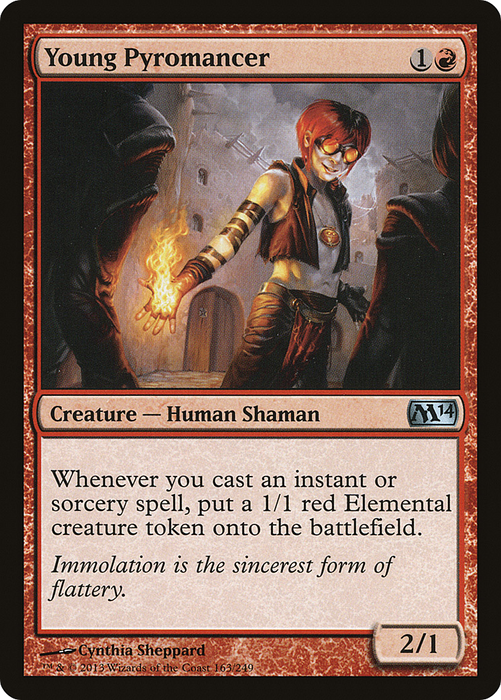 Young Pyromancer (M14-163) - uncommon